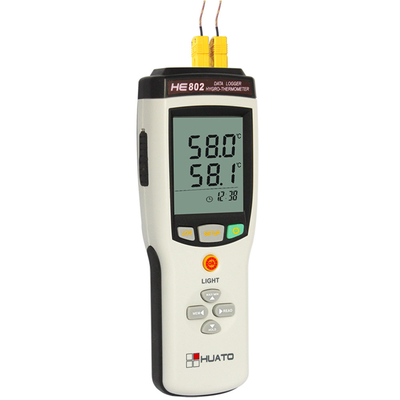 China Multi Function Portable Thermocouple Data Logger Double Channels Measuring supplier