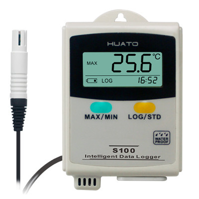 China Elegant Appearance Temperature And Humidity Data Logger For Cold Storage supplier