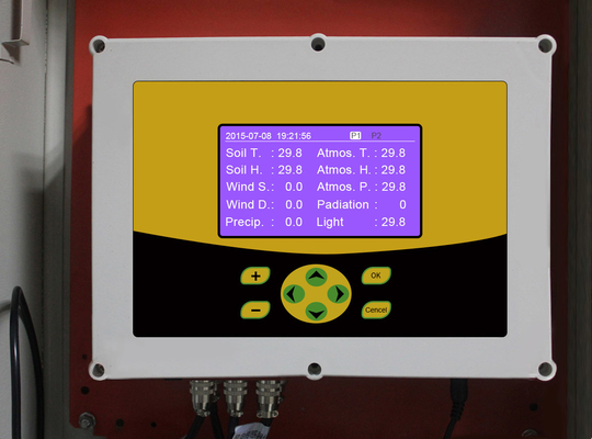 China LCD Display Automatic Weather Station Weather Monitoring System High Accuracy supplier