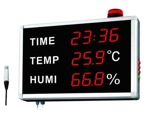 China High Accuracy Digital Thermometer Hygrometer Long Visual Distance Alarm supplier