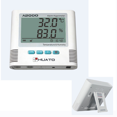 China ABS Material Digital Indoor Outdoor Thermometer Hygrometer Alert Detector supplier