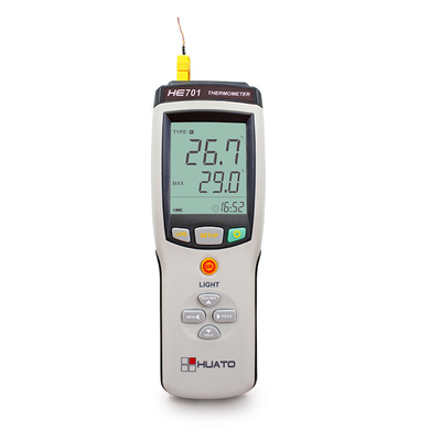China One Channels Handheld Thermocouple Meter K J E T R S N B Type 9V Block Battery supplier