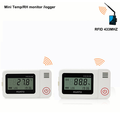 China RFID 433Mhz wireless temperature humidity data logger monitoring system sensor supplier