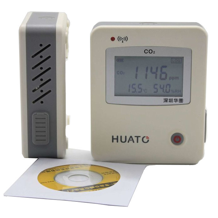 Temperature Humidity Monitor Recorder CO2 Data Logger With Original