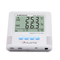 White Color Digital Humidity Reader Hygrometer Thermometer Clock 135*124*35mm supplier