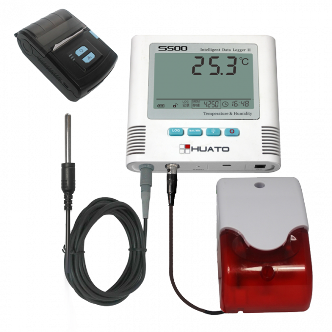 Outdoor Temperature Data Logger , Digital Thermometer For Cold Storage