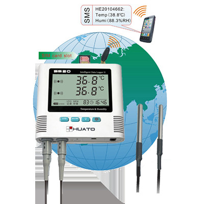 China Portable Temperature Data Logger With Gsm Large LCD Display Easy Operate supplier
