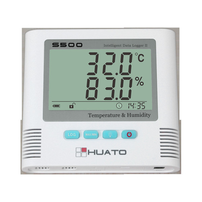 China Sound Light Alarm Import Sensor High Accuracy Server Room use Temperature Humidity Data Logger supplier