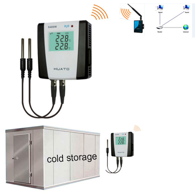 China Cold Storage Zigbee Temperature And Humidity Data Logger High Accuracy S400W supplier