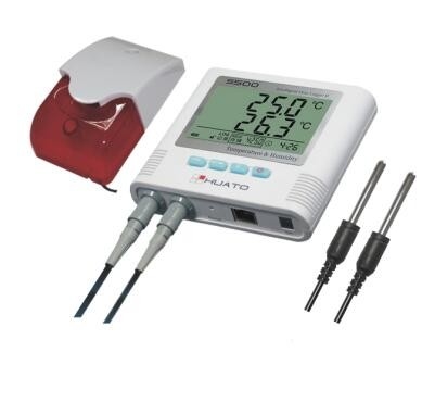 China External alarm  Display Two Channel Temperature Data Logger with software supplier