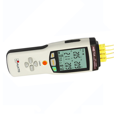 China Environmental 4 Channel Thermocouple Display / Multi Channel Thermocouple Meter  supplier