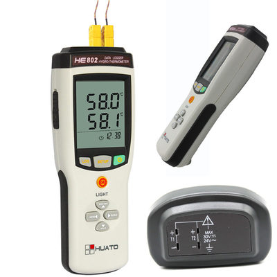 China Handheld Thermocouple Thermometer / Thermocouple Temperature Recorder supplier