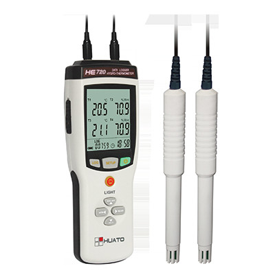 China Portable Digital Thermometer Hygrometer Temperature Humidity Meter With Probe supplier