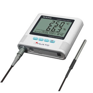 China S500 Alarm Temperature Humidity Data Logger Mac Compatible With Large LCD Display supplier