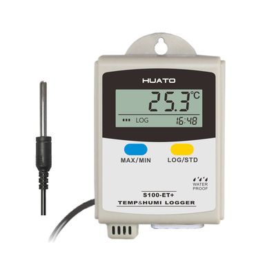 China Grey Color Temperature Humidity Data Logger For Temperature Measurement supplier