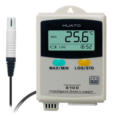 China Elegant Appearance Temperature And Humidity Data Logger For Cold Storage supplier