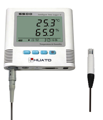China Customized High Temperature Humidity Data Logger Mac Compatible Plastic Material  supplier