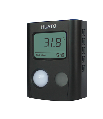 China HUATO S635 UV Data Logger Uv Temperature Sensor Touch Keys Battery Powered supplier