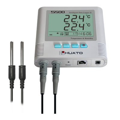China Industrial Ip Temperature Monitor , Ip Data Logger With Large Lcd Display supplier