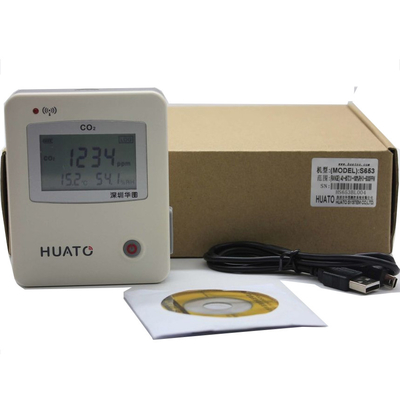 China Low Power Consumption CO2 Data Logger Co2 Recorder With High Measurement Accuracy supplier