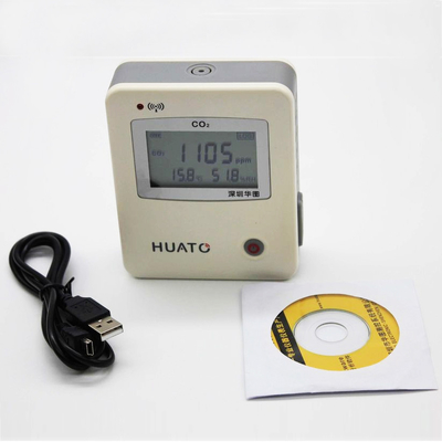 China Light Weight Air Quality Data Logger / Carbon Dioxide Monitor 0 ~ 5000PPM supplier