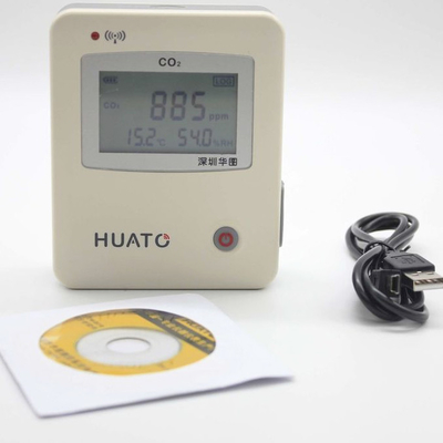 China Air Quality Co2 Monitor / Temperature Humidity Meter 108.6mm*90.8mm*35.8mm supplier