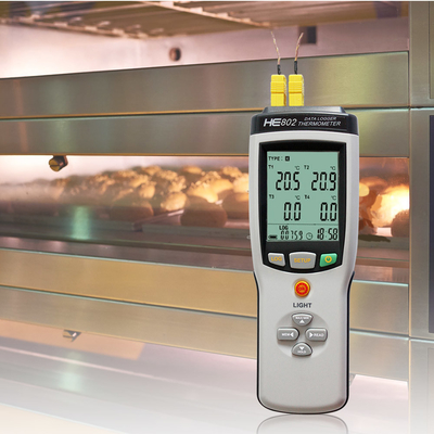 China Heavy Industry Temperature Data Logger Thermocouple Support 8 Type KJETNSRB​ Probe supplier
