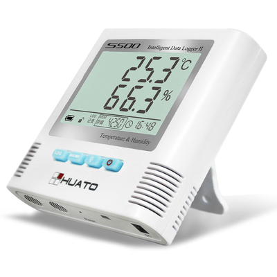 China Sound Light Alarm Import  Internal Sensor High accuracy Laboratory  use Temperature Humidity Data Logger supplier
