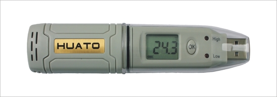 China Refrigerators Portable Data Loggers With Usb Interface Ultra Low Energy Consumption supplier