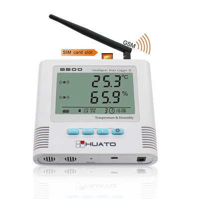 China Internal GSM Data Logger Massage Alarm Temperature Humidity Data Logger supplier