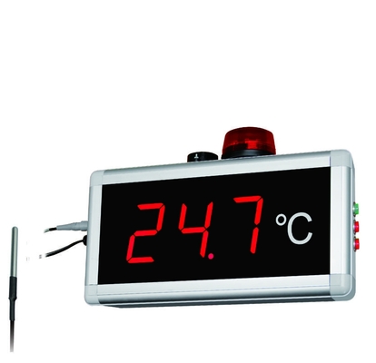 China Red Led Display Digital Indoor Outdoor Thermometer Hygrometer 40 Meters Long Visual Distance supplier