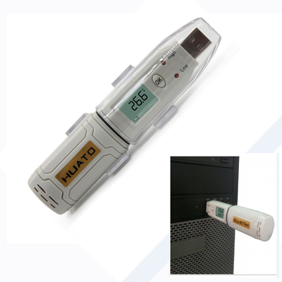 China USB Temperature Data Logger , Temp Humidity Data Logger USB LED Indicator Lights supplier