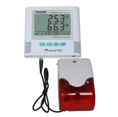 China Plastic Temperature And Humidity Data Logger For Medical Warehousing Pharmacy Drugstore supplier