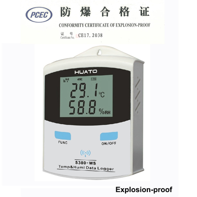 China High grade temperature humidity data logger with explosion proof certificate supplier