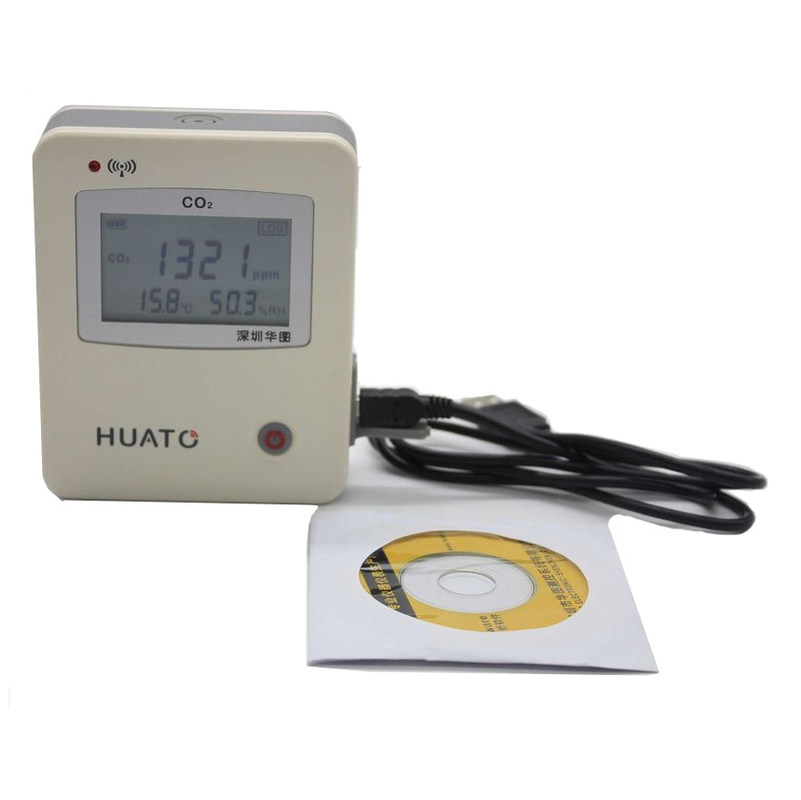 Professional CO2 Data Logger Carbon Dioxide Meter Detector 108.6*90.8
