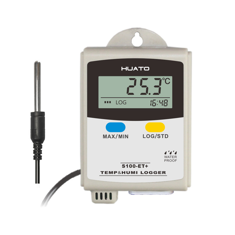 3 Metres Cable Temperature And Humidity Recorder For Cold Storage