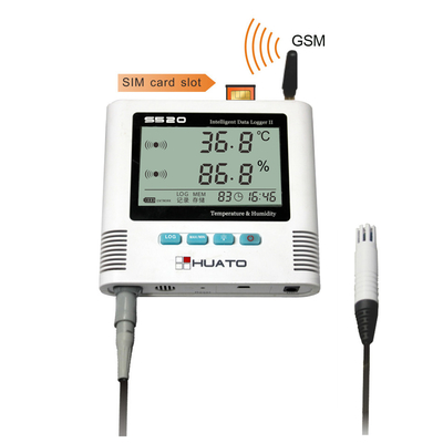 SMS alarm Temperature Humidity GSM Data Logger with External Sensor HUATO S520-EX-GSM supplier