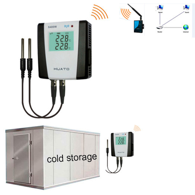 Cold Storage Zigbee Temperature And Humidity Data Logger High Accuracy S400W supplier