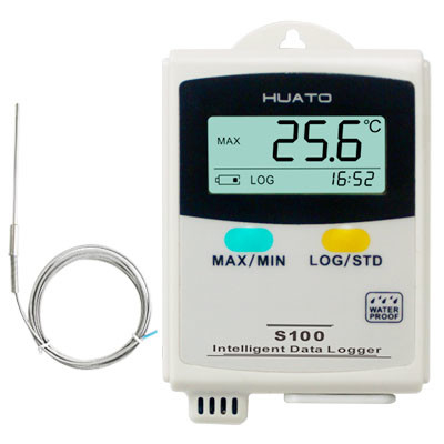 External PT100 Sensor High Low Temperature Data Logger With Analyzed Software supplier