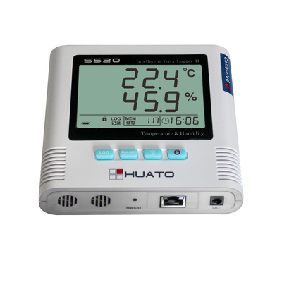 Huato Ethernet Temperature Humidity Sensor Tcp Ip Logger Easy Operation supplier