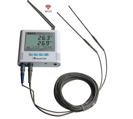 White Color Wifi Temperature And Humidity Data Logging Sensor OEM / ODM Available supplier