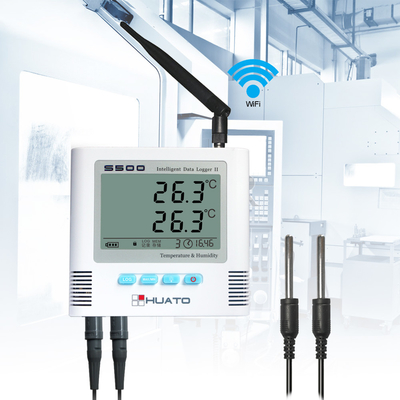 Industry ABS Material Wifi Humidity Monitor , S500- Wifi Temperature Logger supplier