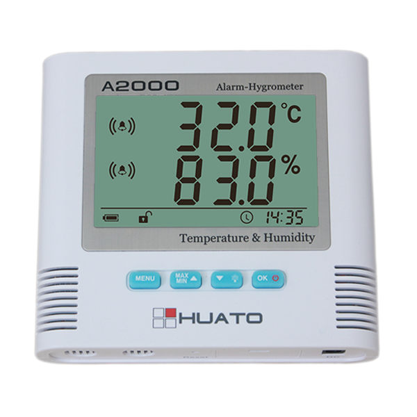 Battery Powered Digital Thermometer Hygrometer , Indoor Temperature