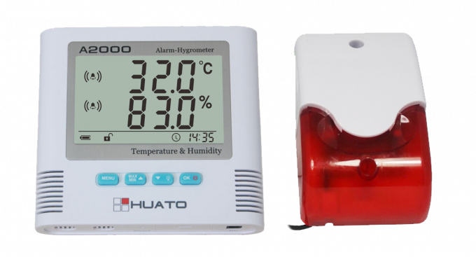Incubator Digital Thermometer And Humidity Meter Alarm Thermometer